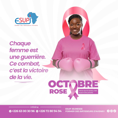 OCTOBRE ROSE À L’ESUP JEUNESSE