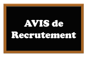 AVIS DE RECRUTEMENT