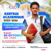 RENTREE ACADEMIQUE – LICENCE 2 (TOUTES FILIÈRES)
